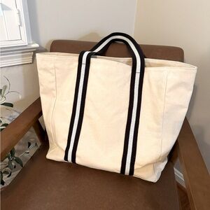 Ame & Lulu Hamptons Beach Canvas Tote